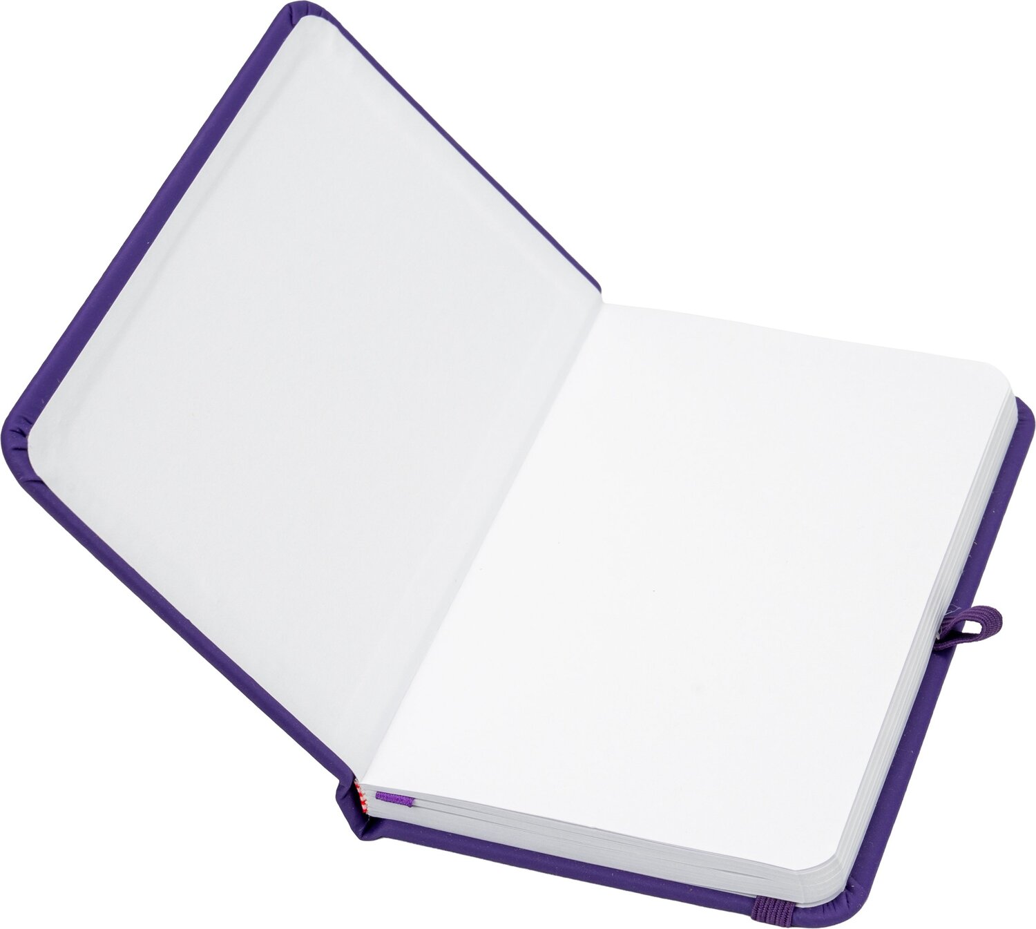 Notes A6 z gładkimi kartkami LUBECK - 190 stron z gumką - Notatniki i notesy z nadrukiem logo | VEBI - zdjęcie 36