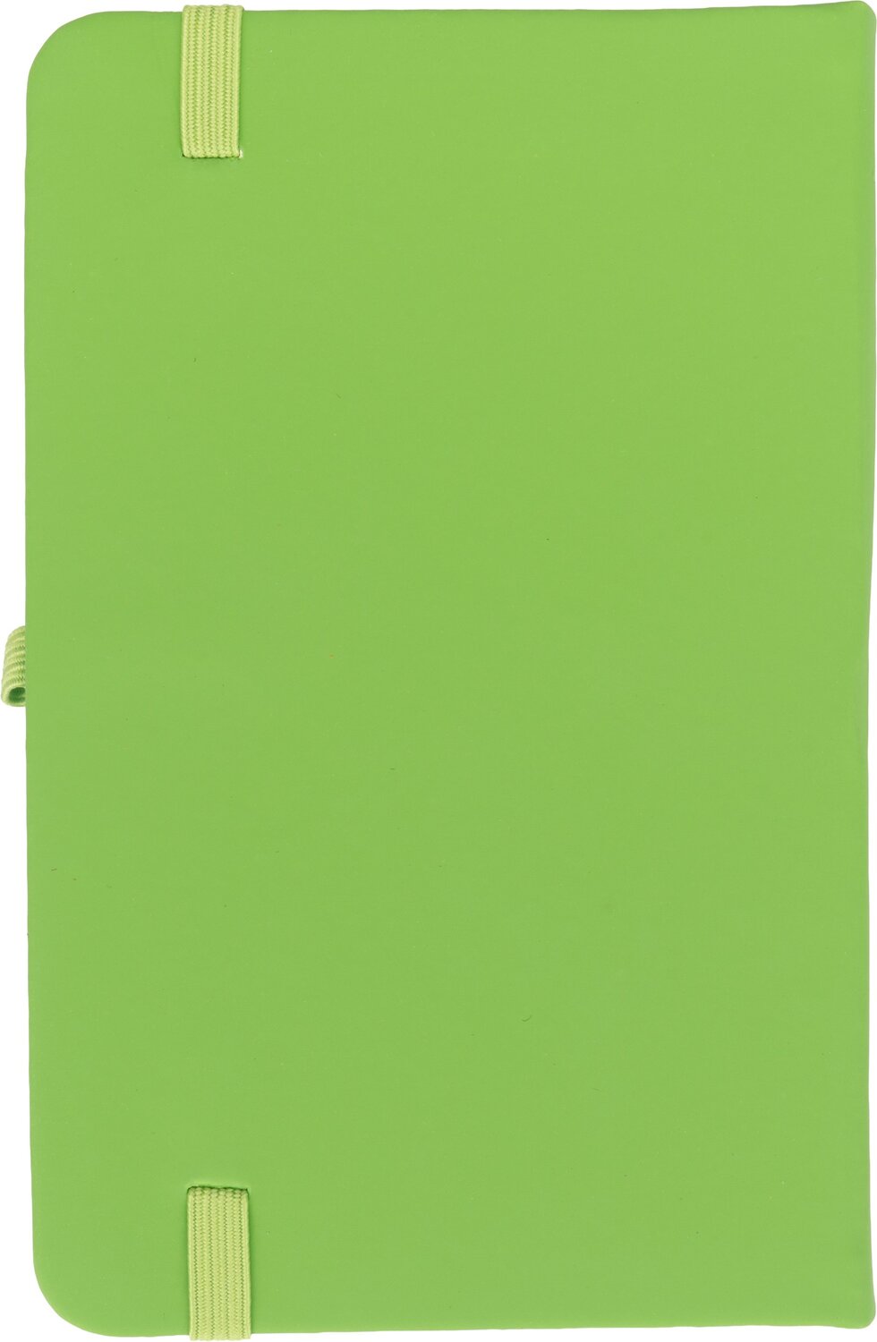 Notes A6 z gładkimi kartkami LUBECK - 190 stron z gumką - Notatniki i notesy z nadrukiem logo | VEBI - zdjęcie 48
