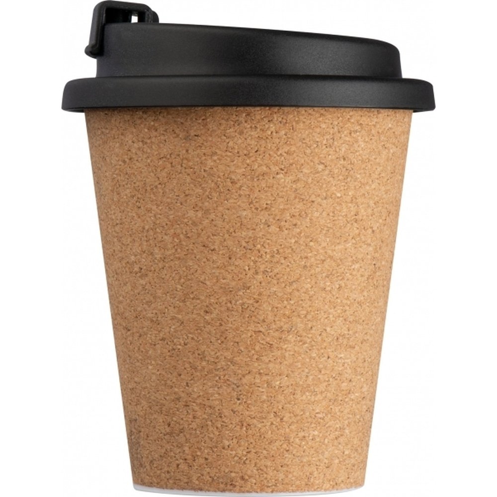 Kubek korkowy z logo ANDENNE 350ml - ekologiczny gadżet firmowy