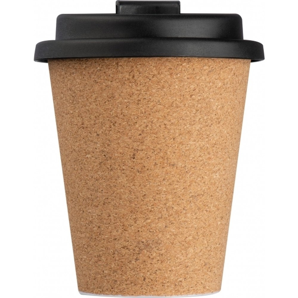 Kubek korkowy z logo ANDENNE 350ml - ekologiczny gadżet firmowy - zdjęcie 3