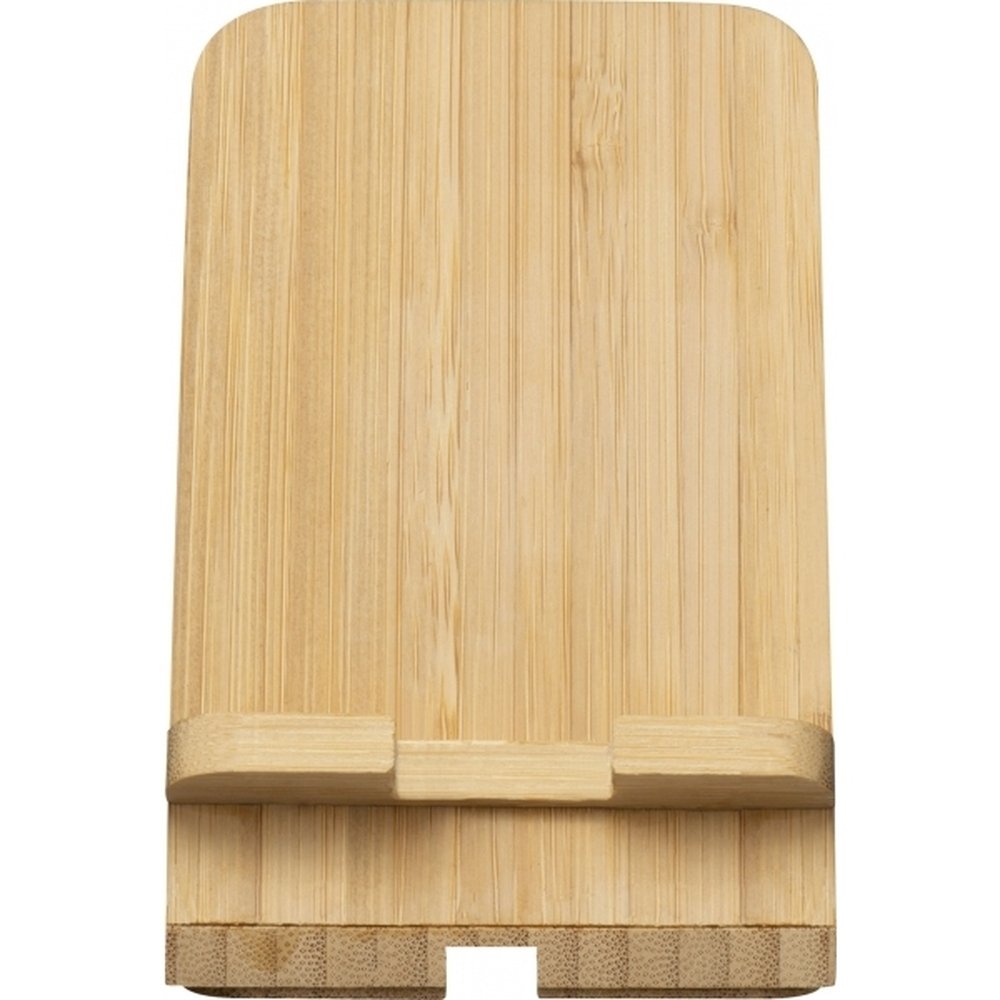 Bambusowy organizer na telefon FREDERICTON z miejscem na przybory - zdjęcie 2