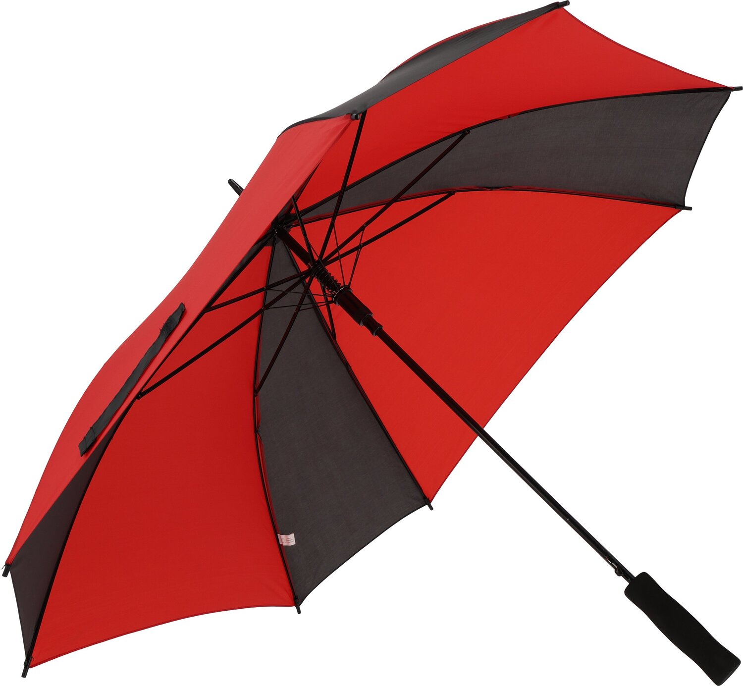 Parasol automatyczny dwukolorowy Ghent 89 cm - z nadrukiem - Panel poniżej 100 cm z nadrukiem logo | VEBI