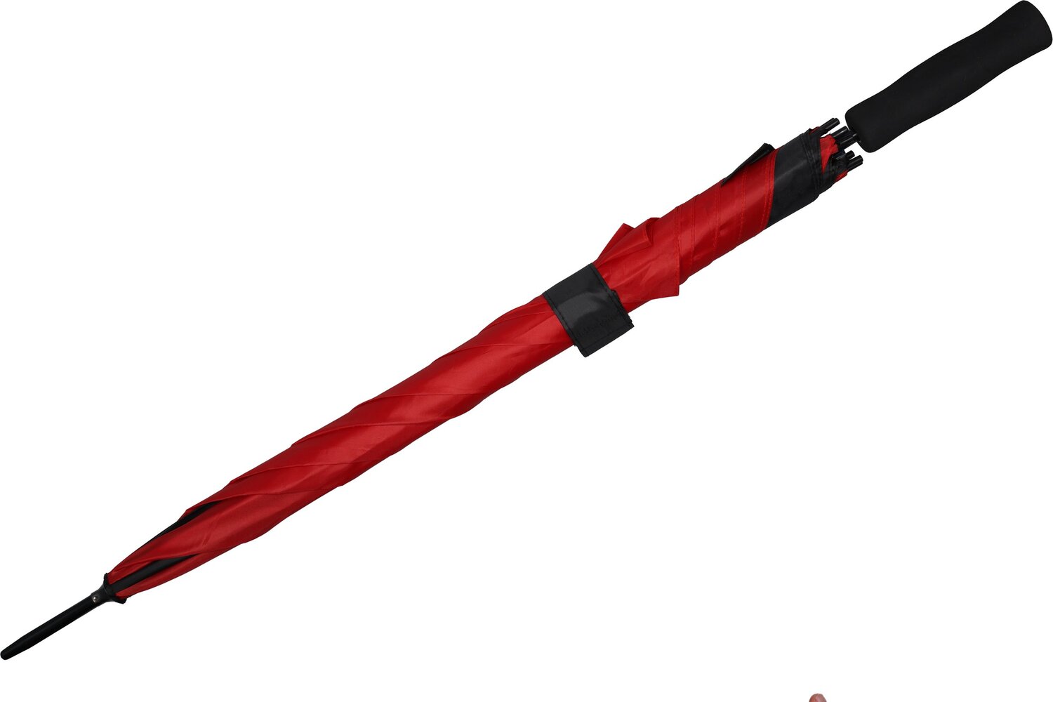 Parasol automatyczny dwukolorowy Ghent 89 cm - z nadrukiem - Panel poniżej 100 cm z nadrukiem logo | VEBI - zdjęcie 4