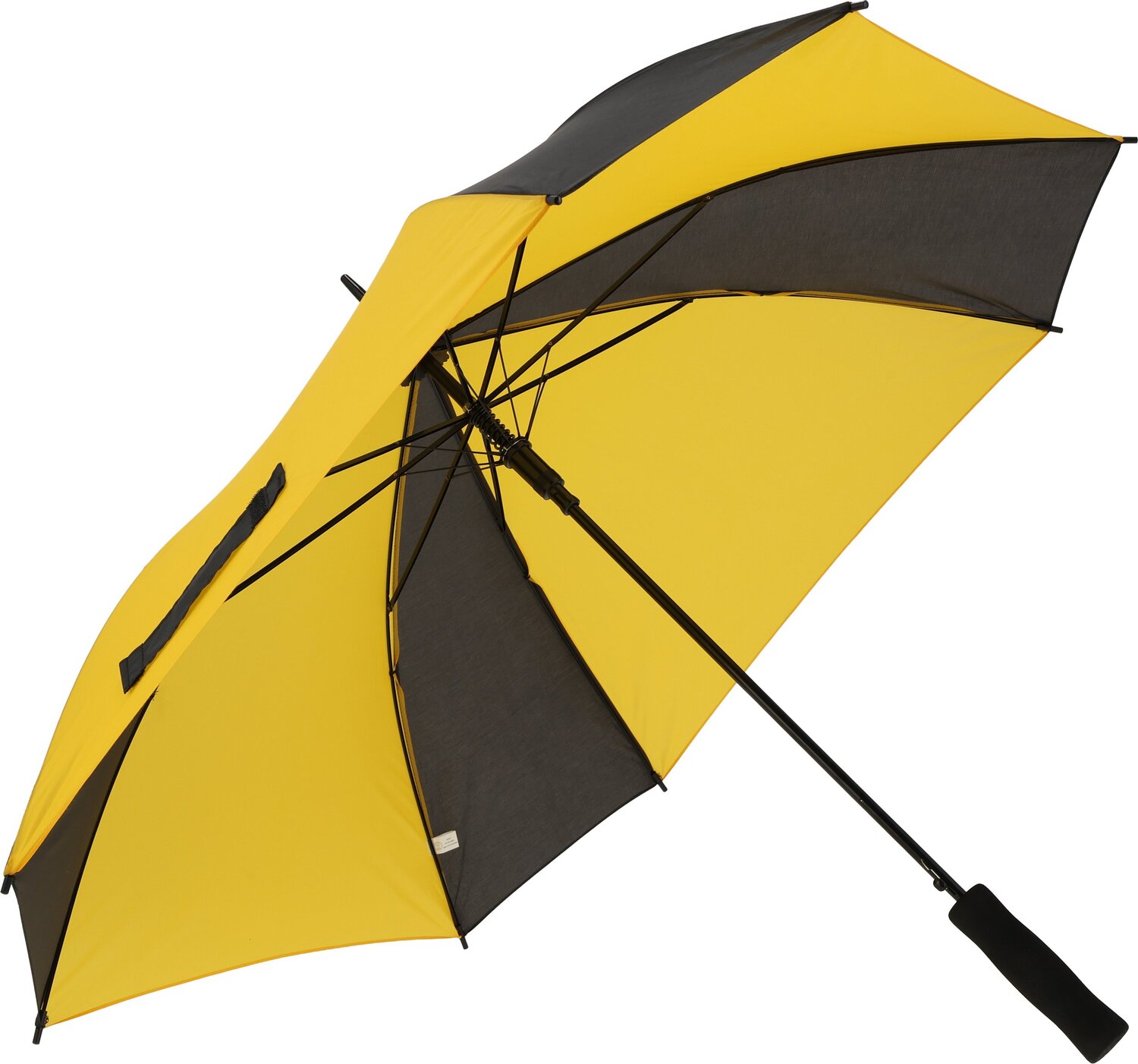 Parasol automatyczny dwukolorowy Ghent 89 cm - z nadrukiem - Panel poniżej 100 cm z nadrukiem logo | VEBI - zdjęcie 23