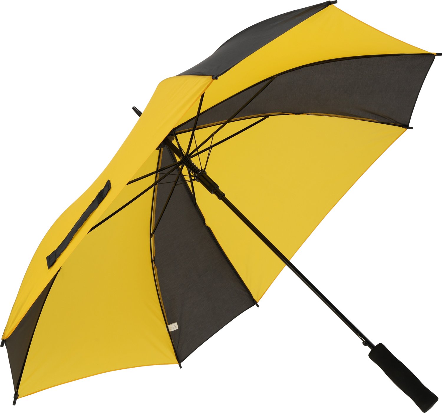 Parasol automatyczny dwukolorowy Ghent 89 cm - z nadrukiem - Panel poniżej 100 cm z nadrukiem logo | VEBI - zdjęcie 24