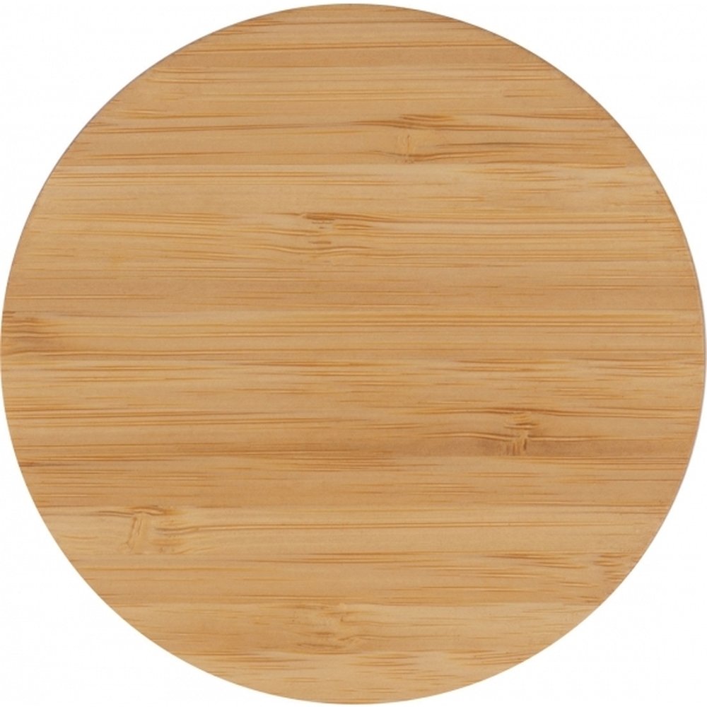 Bambusowa ładowarka indukcyjna MONS z logo firmy - zdjęcie 3