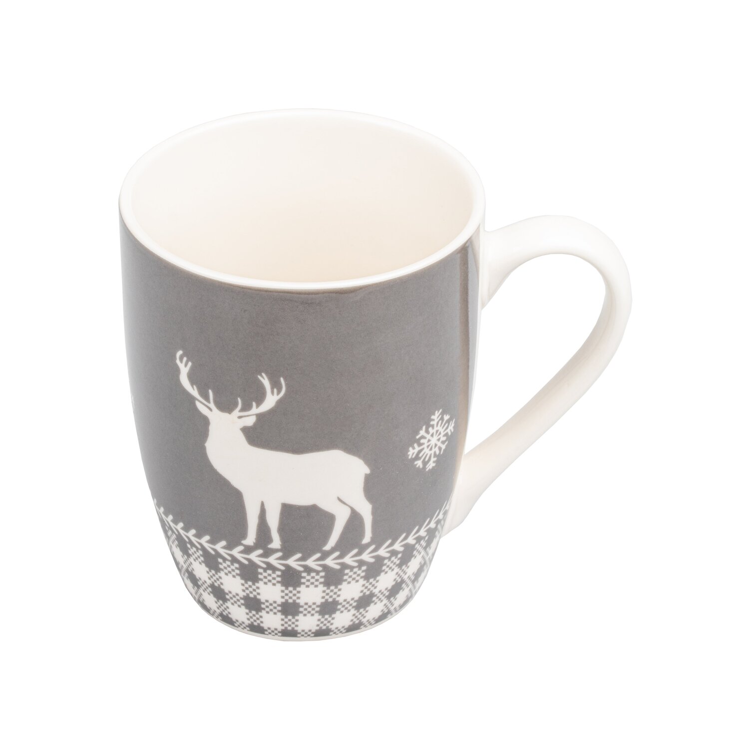 Świąteczne kubki porcelanowe ANKARA - zestaw 2 szt. 300ml - Kubki z nadrukiem logo | VEBI - zdjęcie 2