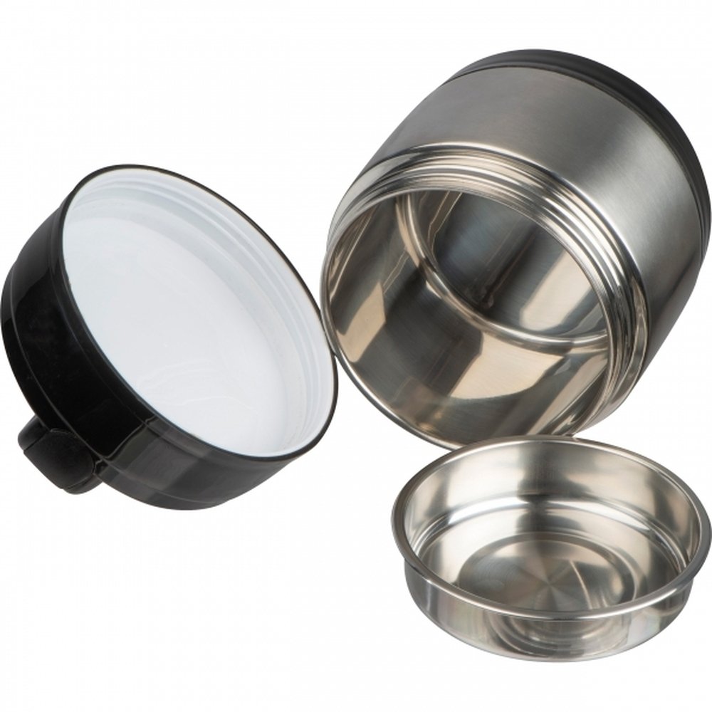 Termiczny lunch box ze stali nierdzewnej 1000ml z przegródką - zdjęcie 2