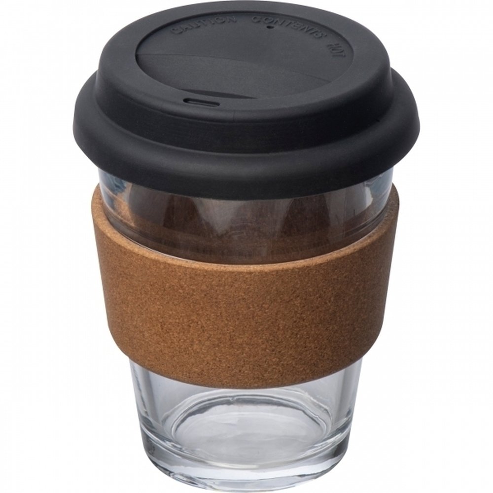 Kubek szklany z korkiem WROCŁAW 350ml - z logo firmy - Kubki z nadrukiem logo | VEBI - zdjęcie 4