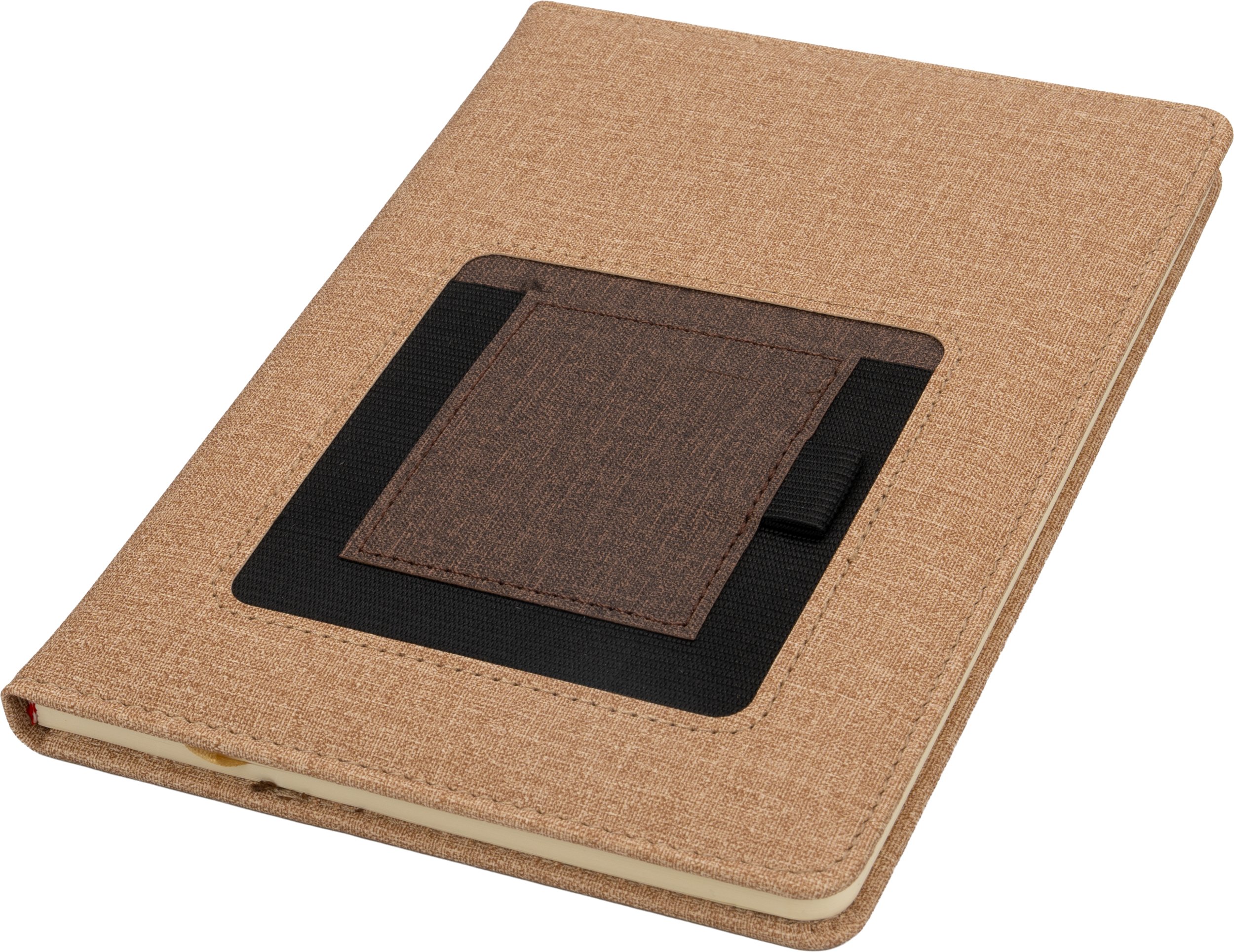 Notes A5 w kropki TILBURG z kieszonką na telefon