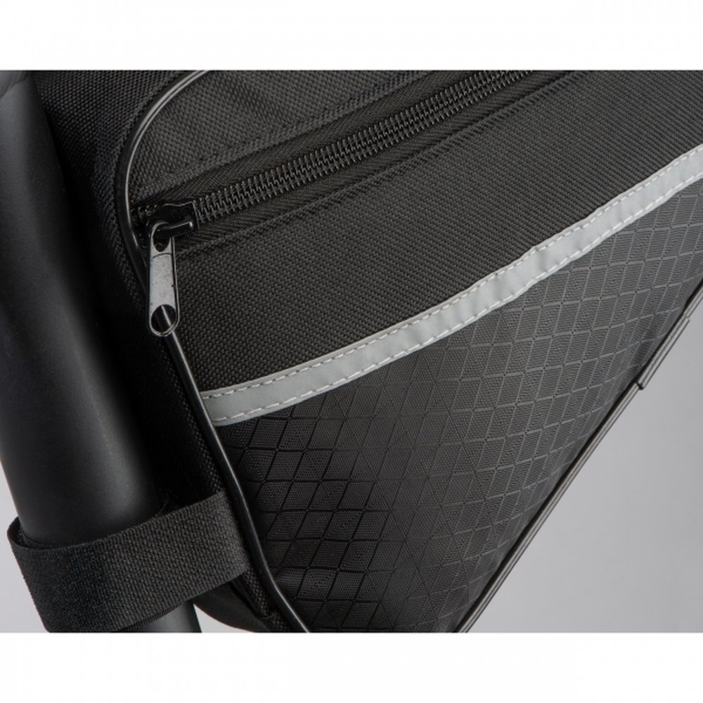 Torba rowerowa MURCIA z odblaskami - wytrzymały poliester 600D - zdjęcie 4