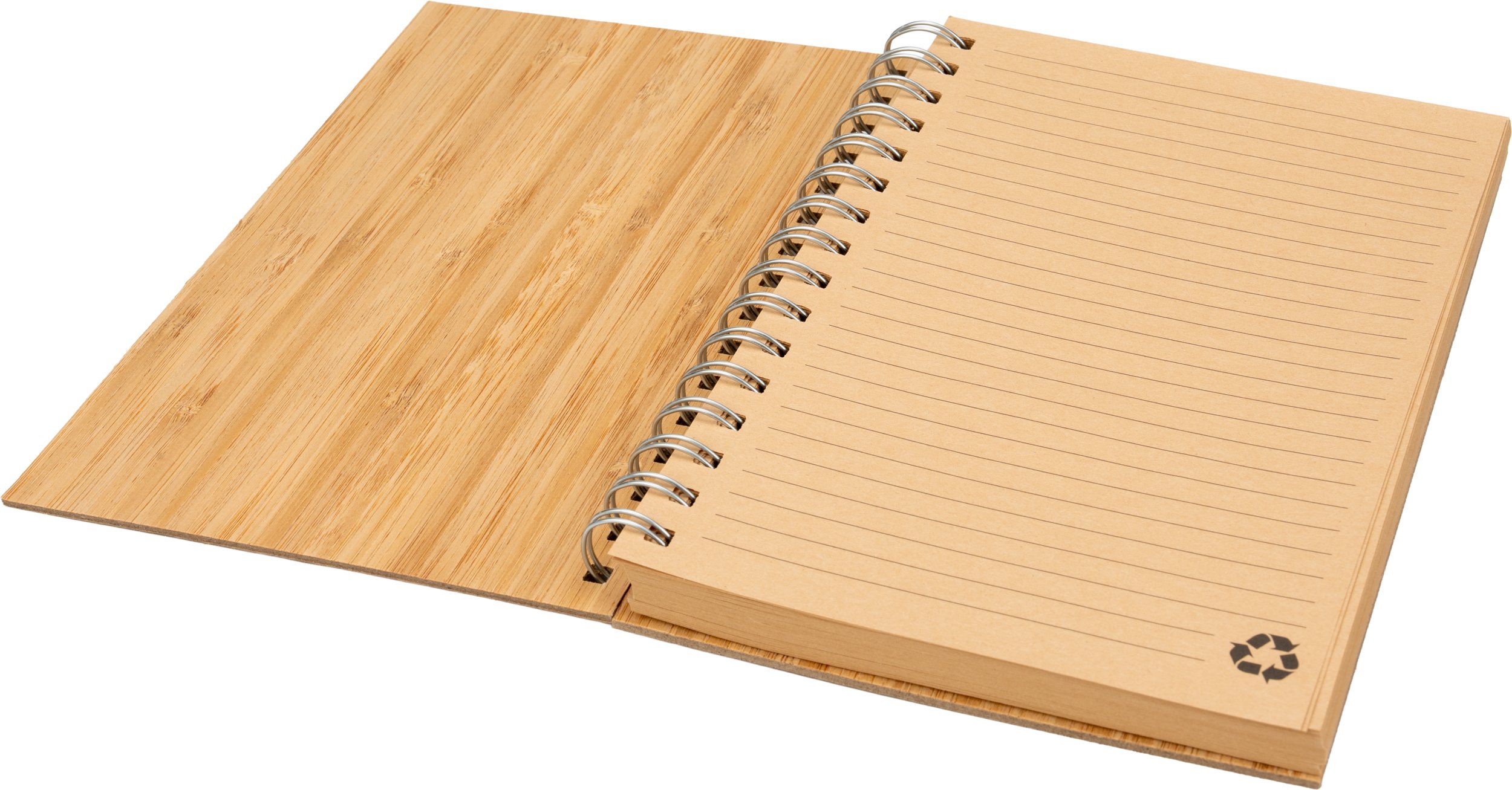 Bambusowy notes A5 z długopisem - ekologiczny zestaw biurowy - zdjęcie 3