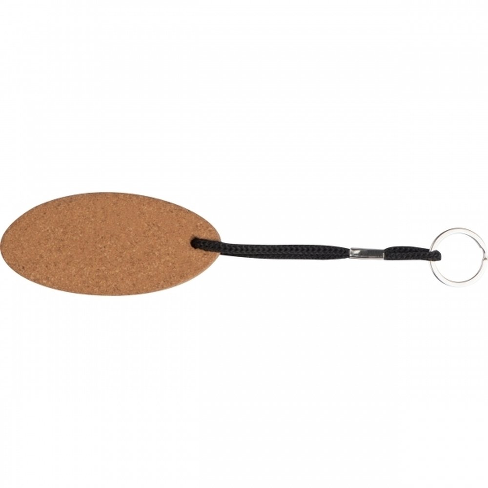 Ekologiczny brelok z korka ROSKILDE z nadrukiem logo - zdjęcie 2