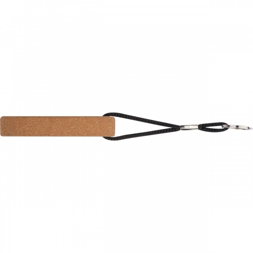 Ekologiczny brelok z korka ROSKILDE z nadrukiem logo - zdjęcie 3