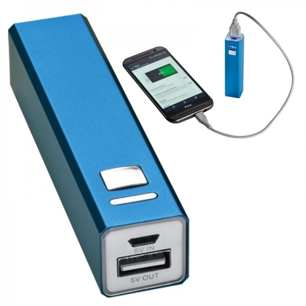 Metalowy Power Bank 2200 mAh - przenośna ładowarka reklamowa - Power banki z nadrukiem logo | VEBI - zdjęcie 18
