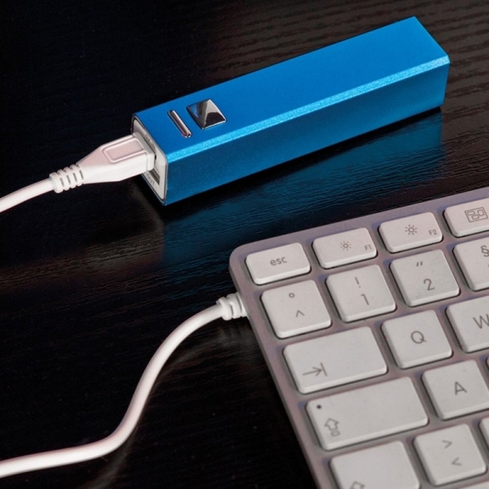 Metalowy Power Bank 2200 mAh - przenośna ładowarka reklamowa - Power banki z nadrukiem logo | VEBI - zdjęcie 20