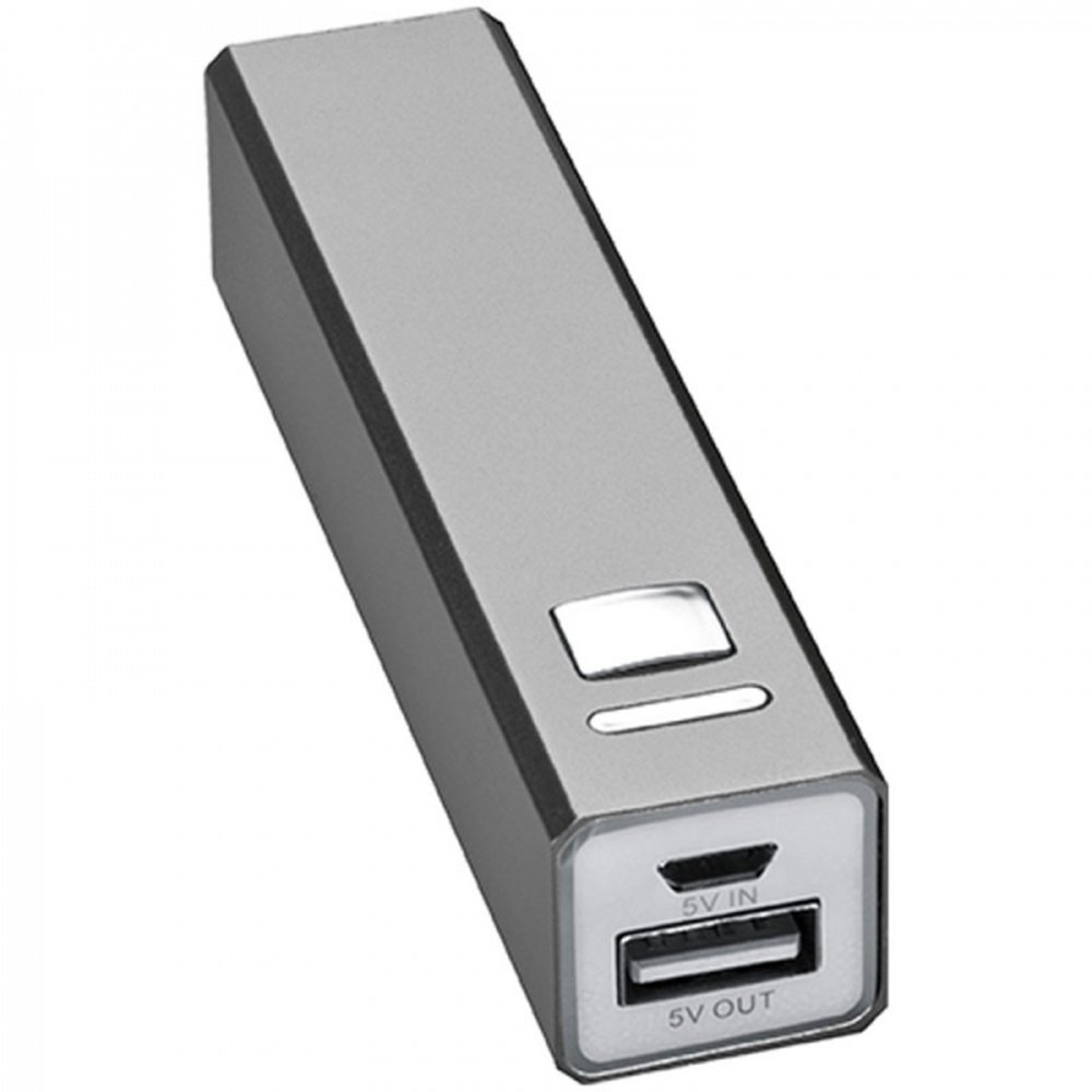 Metalowy Power Bank 2200 mAh - przenośna ładowarka reklamowa - Power banki z nadrukiem logo | VEBI - zdjęcie 25