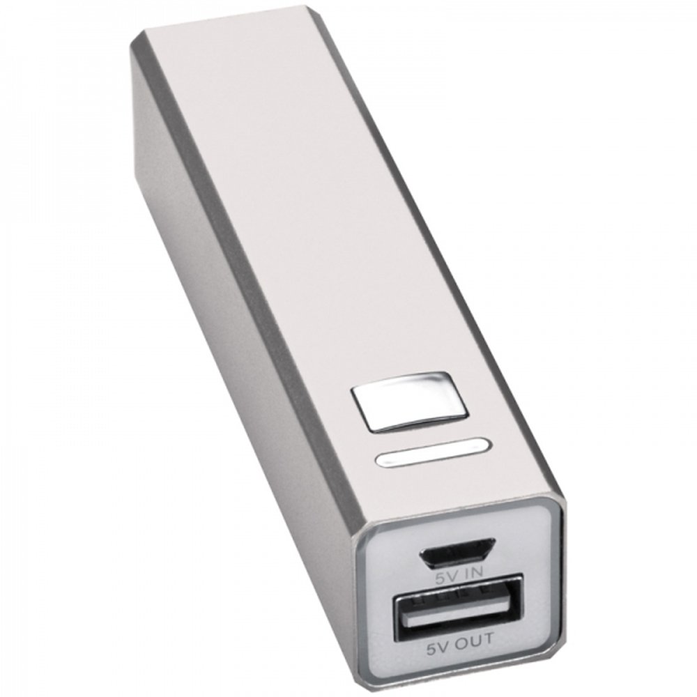Metalowy Power Bank 2200 mAh - przenośna ładowarka reklamowa - Power banki z nadrukiem logo | VEBI - zdjęcie 26