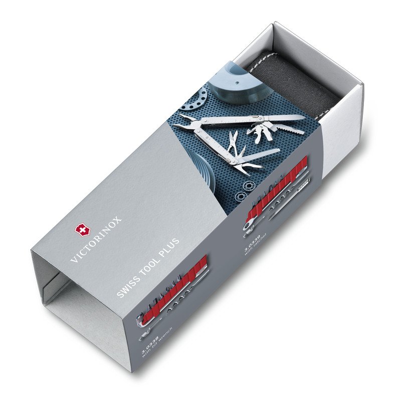 Wielofunkcyjne narzędzie Swiss Tool X Plus Ratchet 39w1 - Noże i scyzoryki z nadrukiem logo | VEBI - zdjęcie 3