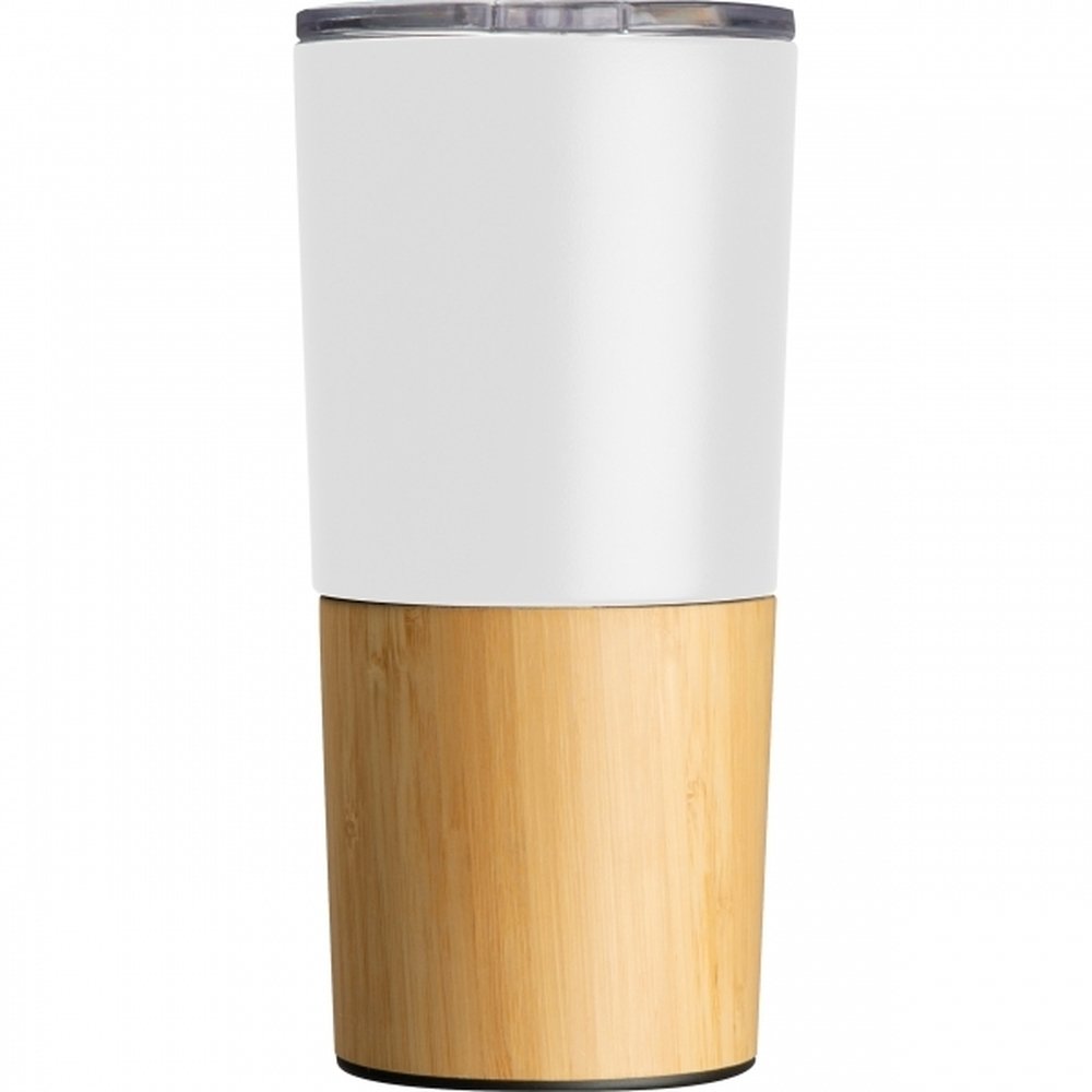 Kubek termiczny bambusowo-stalowy CASENA 500ml - zdjęcie 5