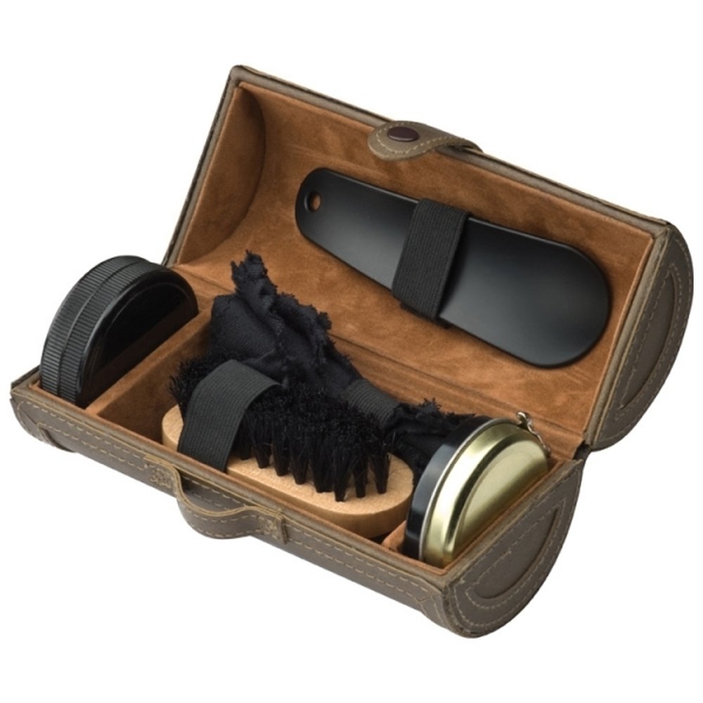Elegancki zestaw do pielęgnacji obuwia GRENOBLE w etui