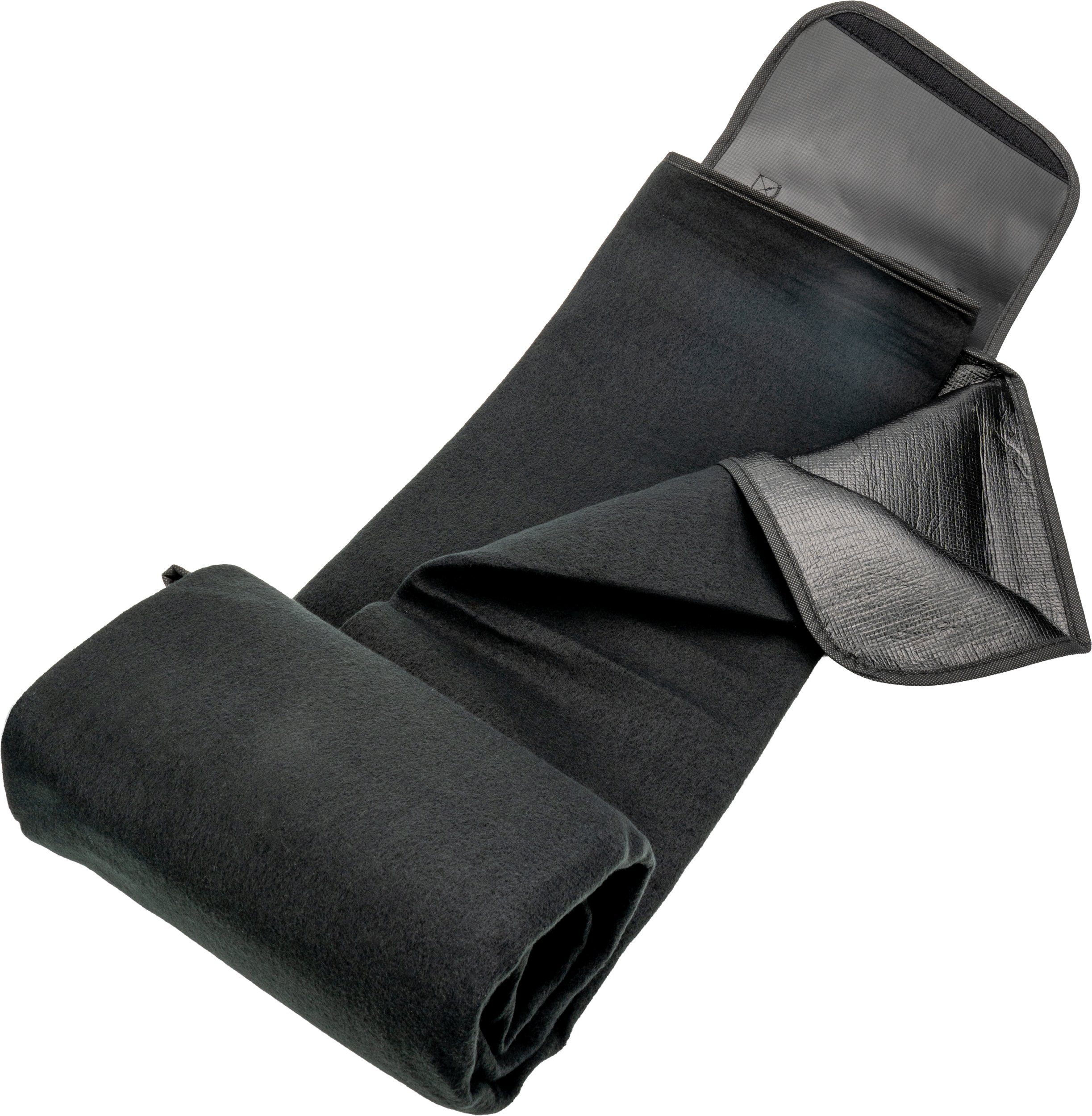 Koc piknikowy ARNHEIM z logo - 120x150cm z powłoką ochronną - zdjęcie 4