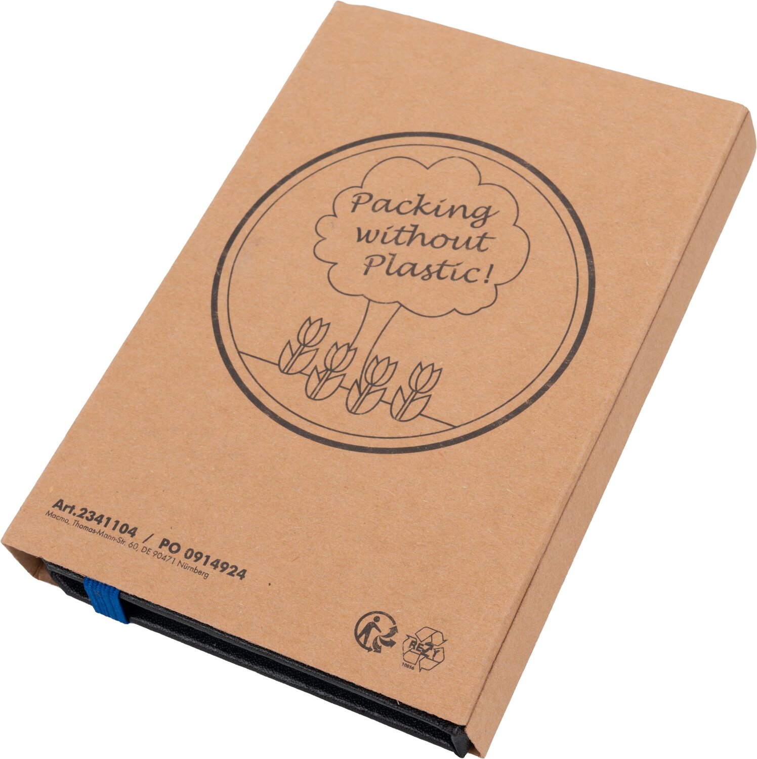 Notes A6 ROSTOCK – elegancki notatnik w linie z miejscem na długopis - Notatniki i notesy z nadrukiem logo | VEBI - zdjęcie 47