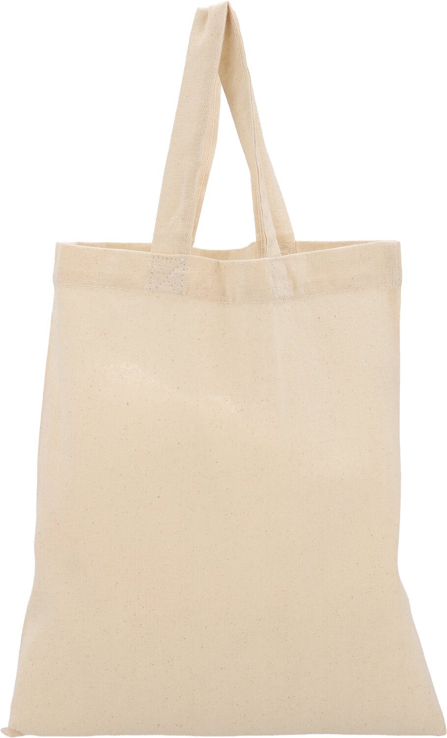 Torba bawełniana ANTIBES 140g - naturalna z krótkimi uszami - Torby bawełniane z nadrukiem logo | VEBI - zdjęcie 4