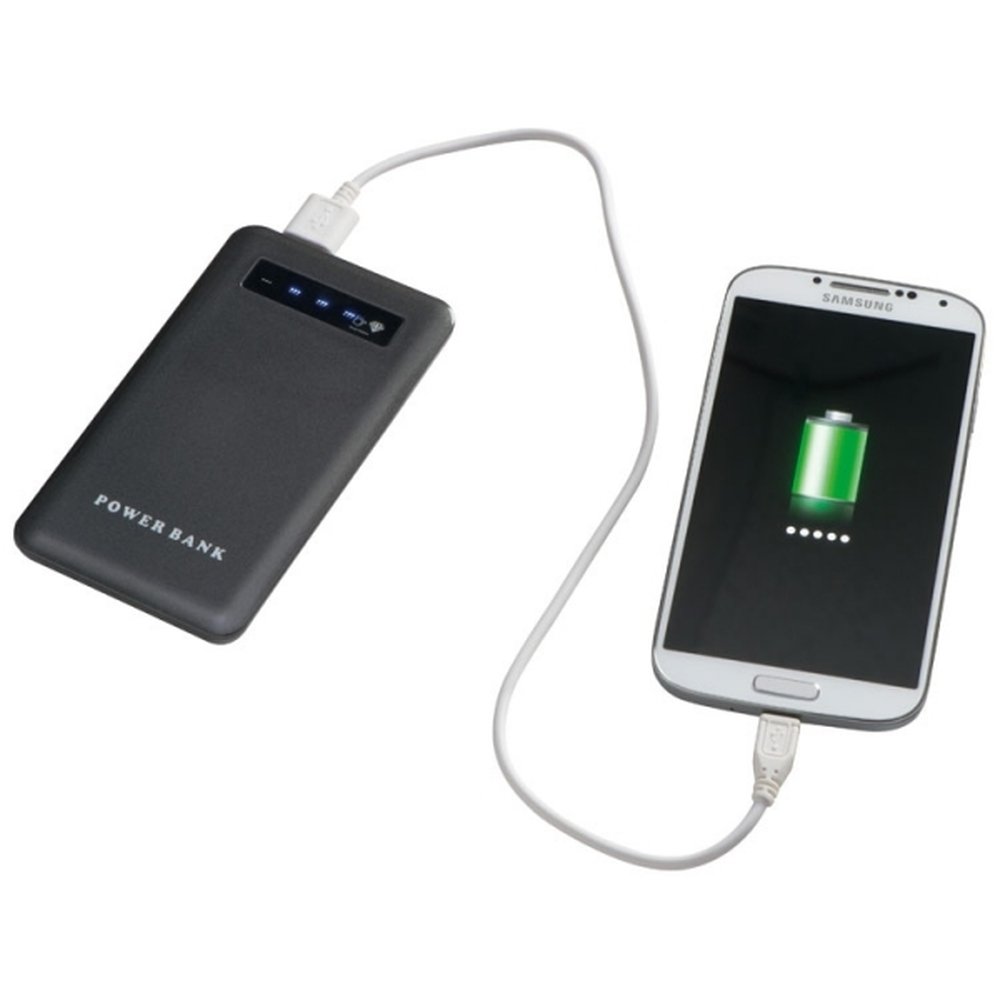 Power bank plastikowy 4000 mAh KINGSVILLE z nadrukiem - zdjęcie 4
