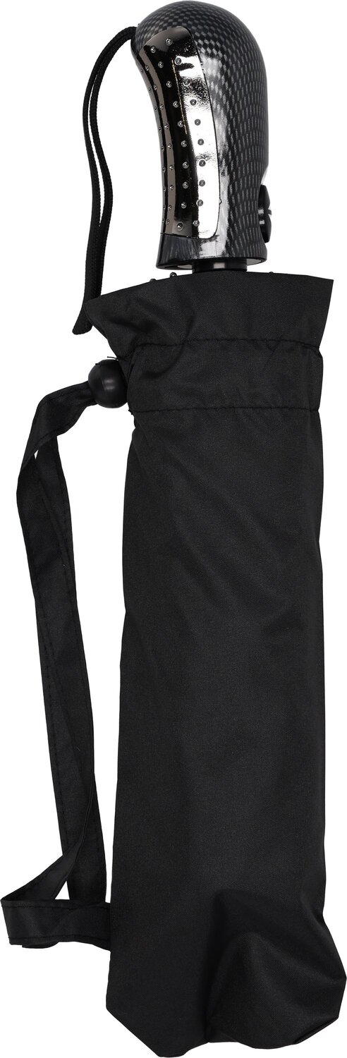 Parasol automatyczny Bixby 96cm - wygodny gadżet firmowy - Panel poniżej 100 cm z nadrukiem logo | VEBI - zdjęcie 4