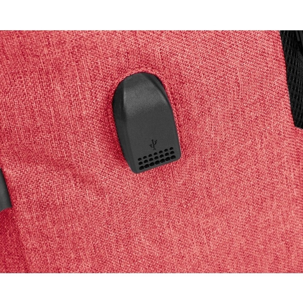 Plecak biznesowy RIMINI z USB - z materiału rPET - Plecaki z nadrukiem logo | VEBI - zdjęcie 17