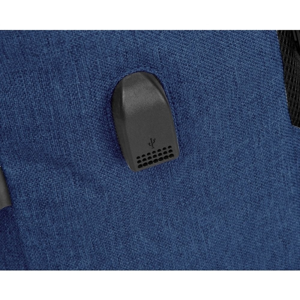 Plecak biznesowy RIMINI z USB - z materiału rPET - Plecaki z nadrukiem logo | VEBI - zdjęcie 27