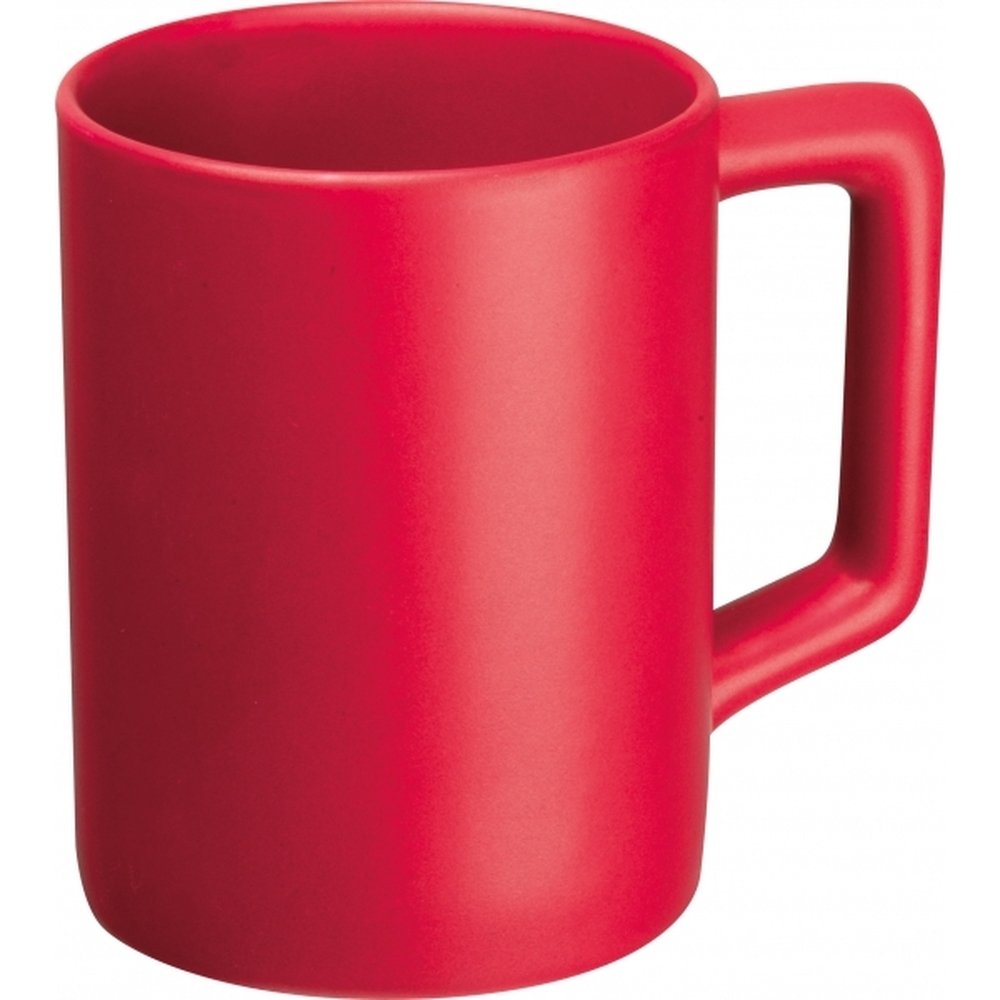 Kubek ceramiczny BRADFORD z kwadratową rączką 300ml - Kubki z nadrukiem logo | VEBI - zdjęcie 9