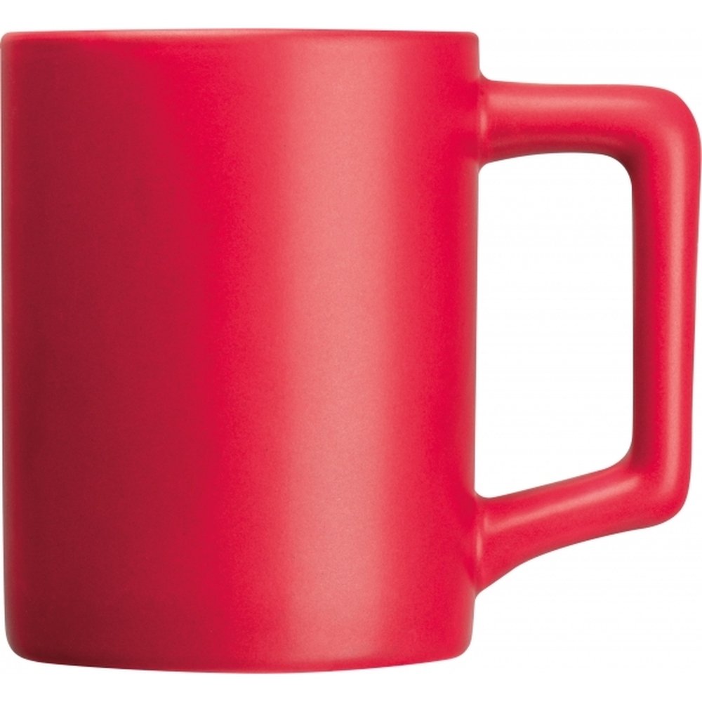 Kubek ceramiczny BRADFORD z kwadratową rączką 300ml - Kubki z nadrukiem logo | VEBI - zdjęcie 10