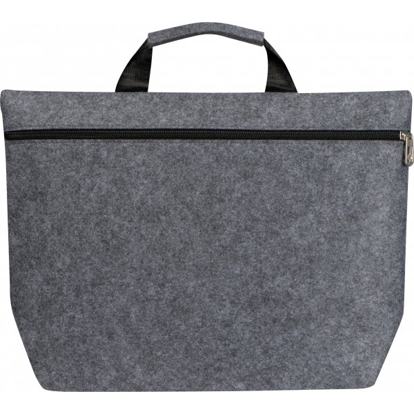 Torba na laptopa z filcu RPET LUGANO - ekologiczna i funkcjonalna - Torby i plecaki na laptopy z nadrukiem logo | VEBI - zdjęcie 4