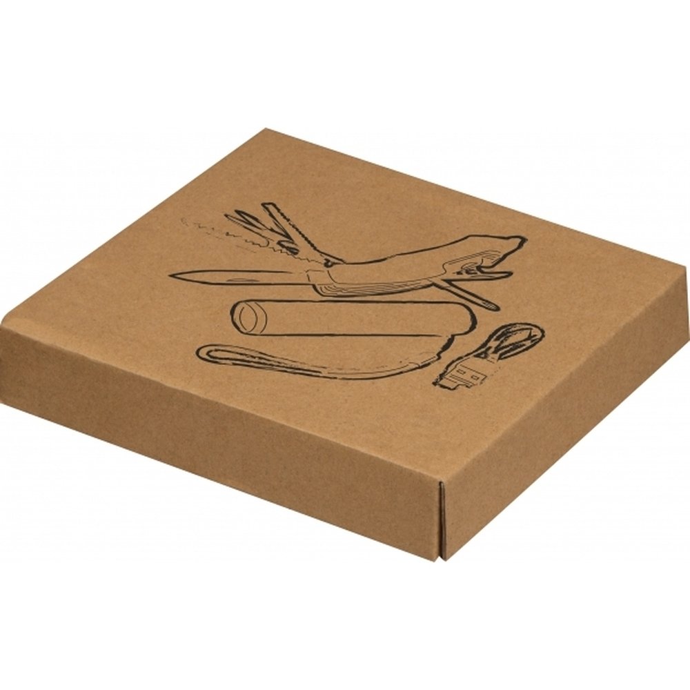 Zestaw survivalowy z latarką bambusową i wielofunkcyjnym scyzorykiem - zdjęcie 3