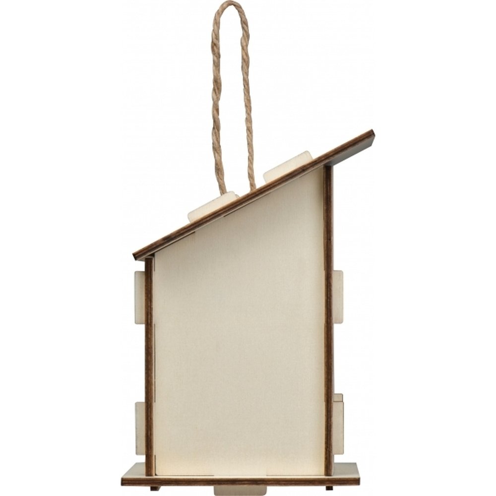 Drewniany domek dla ptaków PRESTORIA z logo firmy - zdjęcie 3