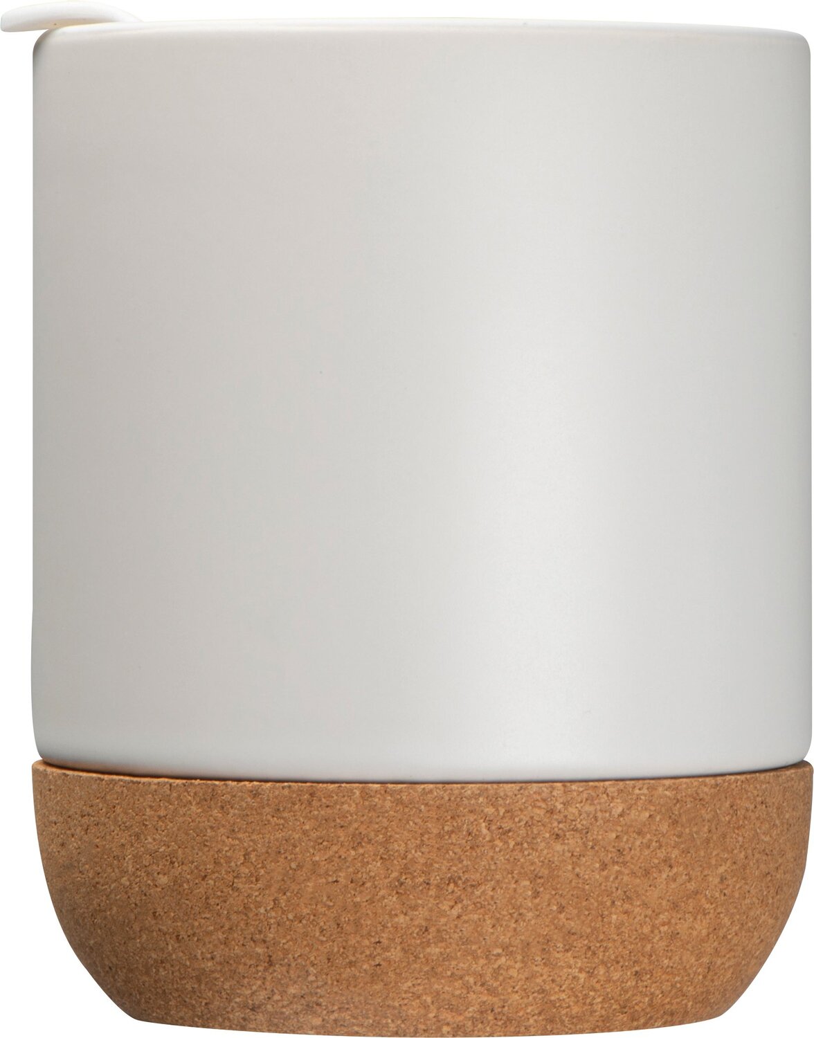 Kubek ceramiczny z pokrywą i podstawką 300ml - SAN JOSE - Kubki z nadrukiem logo | VEBI - zdjęcie 3