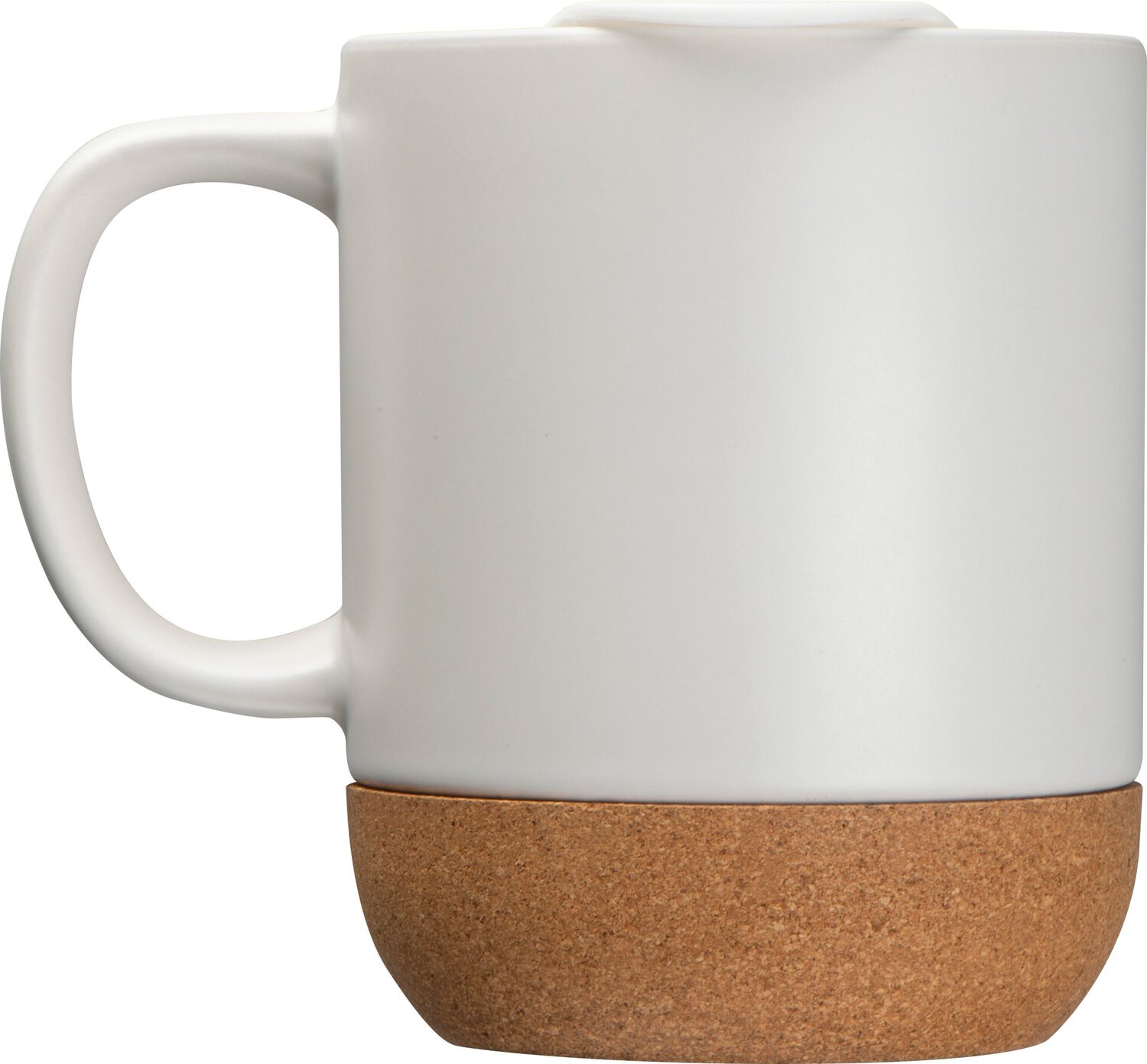 Kubek ceramiczny z pokrywą i podstawką 300ml - SAN JOSE - Kubki z nadrukiem logo | VEBI - zdjęcie 4
