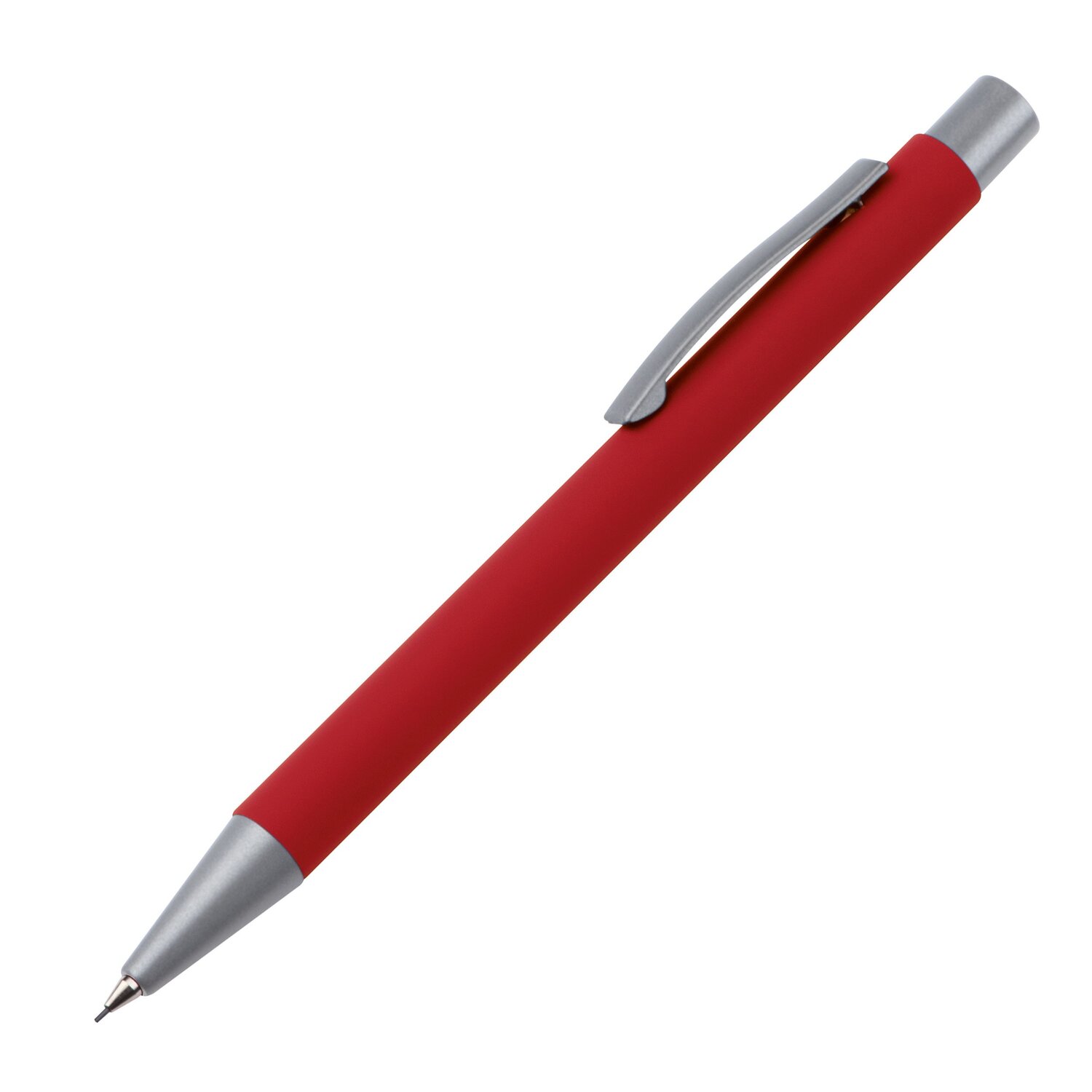 Ołówek automatyczny soft touch ANCONA z rysikiem - Soft touch z nadrukiem logo | VEBI - zdjęcie 33