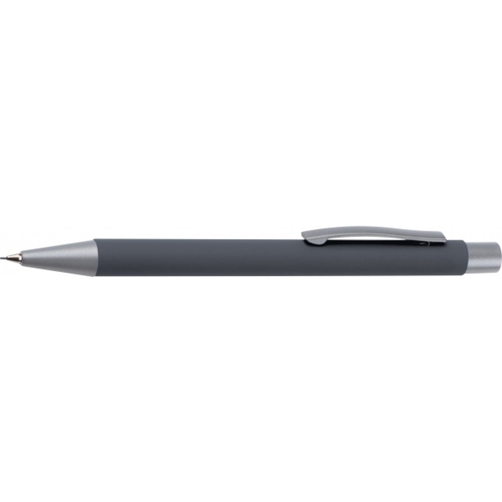 Ołówek automatyczny soft touch ANCONA z rysikiem - Soft touch z nadrukiem logo | VEBI - zdjęcie 10