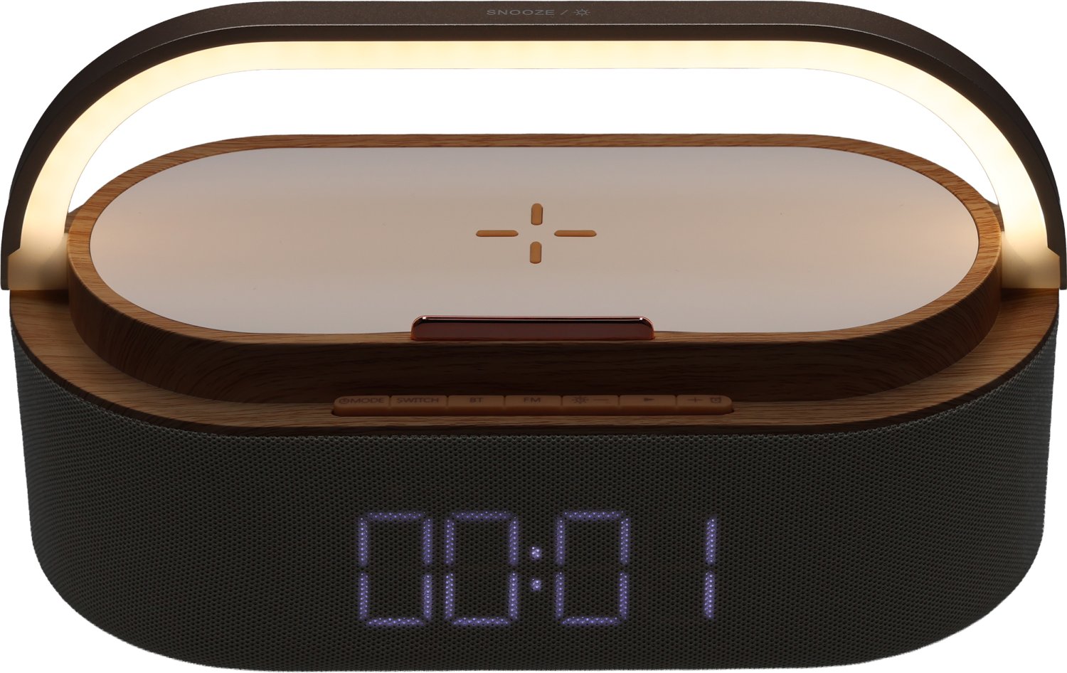 Wielofunkcyjny Głośnik Bluetooth LIMASSOL z Ładowarką Indukcyjną - Elektronika z nadrukiem logo | VEBI - zdjęcie 9