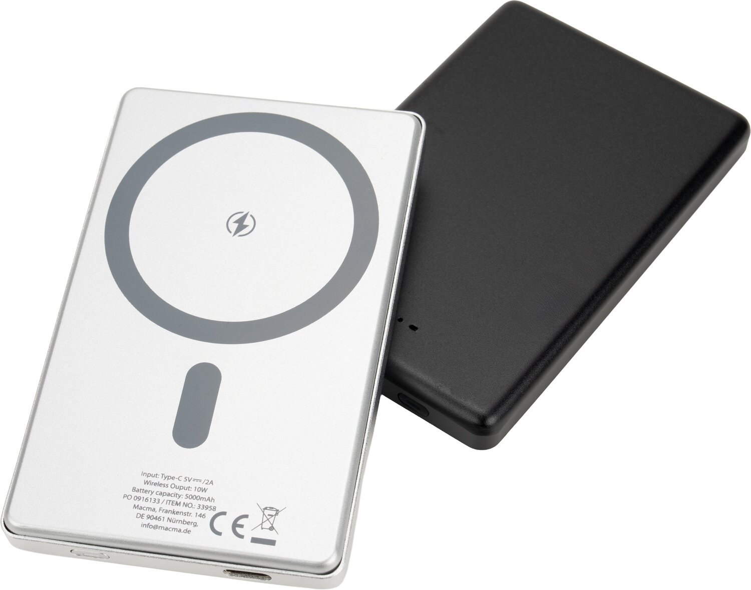 Power Bank 5000 mAh z ładowaniem bezprzewodowym MagSafe - Power banki z nadrukiem logo | VEBI - zdjęcie 12