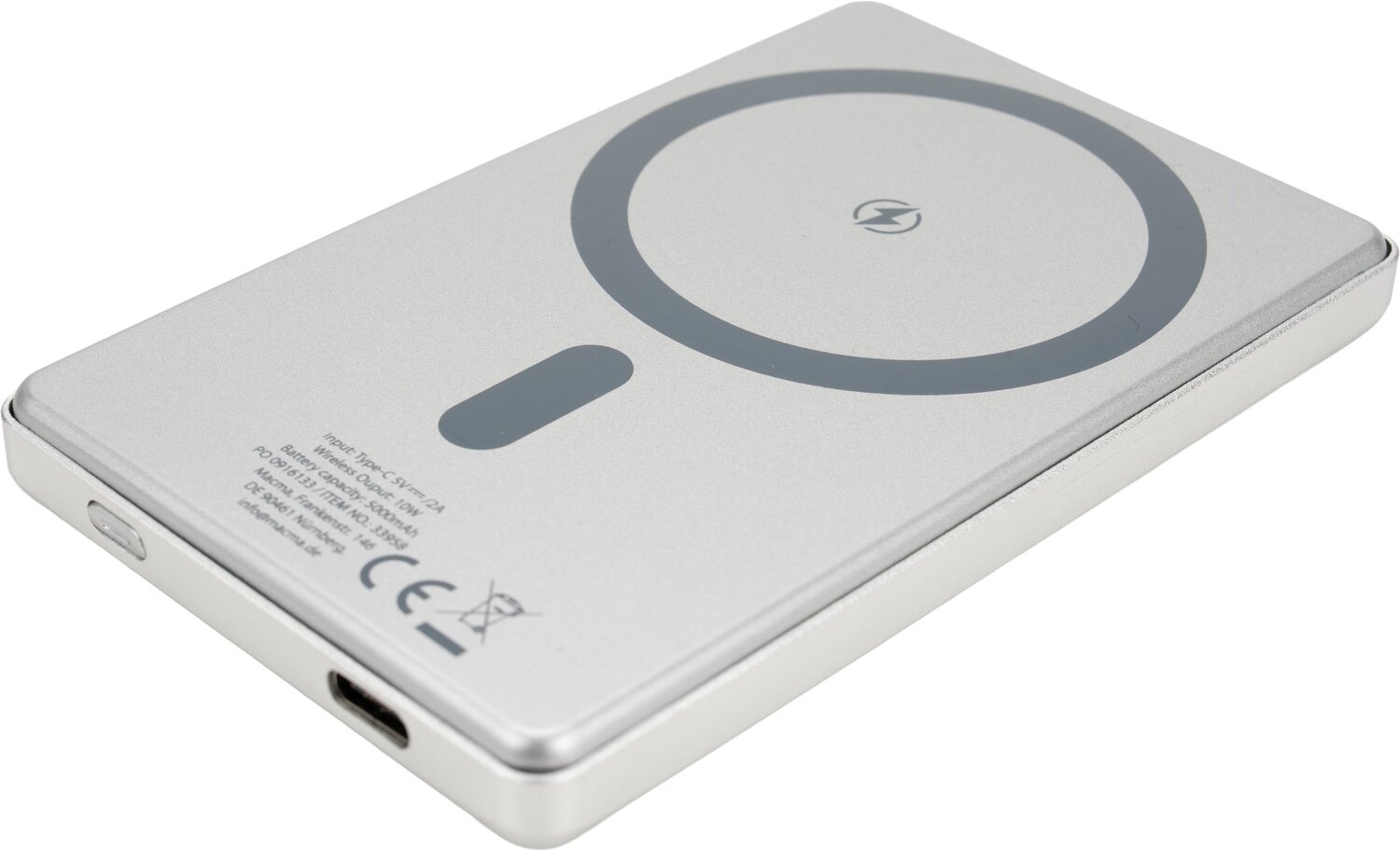 Power Bank 5000 mAh z ładowaniem bezprzewodowym MagSafe - Power banki z nadrukiem logo | VEBI - zdjęcie 20