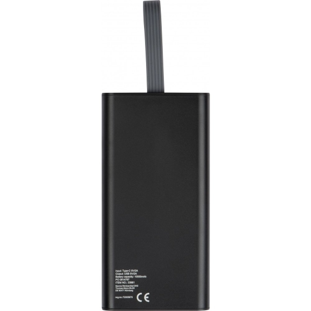 Power bank 10000 mAh z trzema portami ładowania DARWIN - Power banki z nadrukiem logo | VEBI - zdjęcie 6