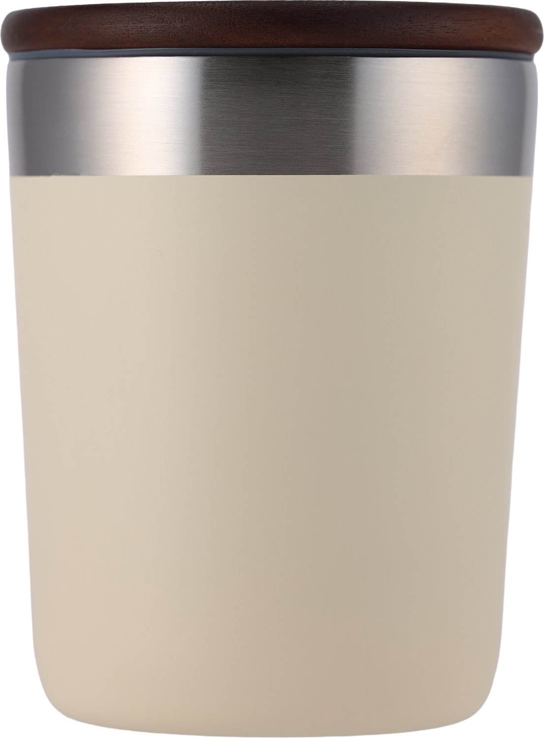 Kubek termiczny PORTOFINO 300ml - stal z recyklingu + drewno - Akcesoria podróżne z nadrukiem logo | VEBI