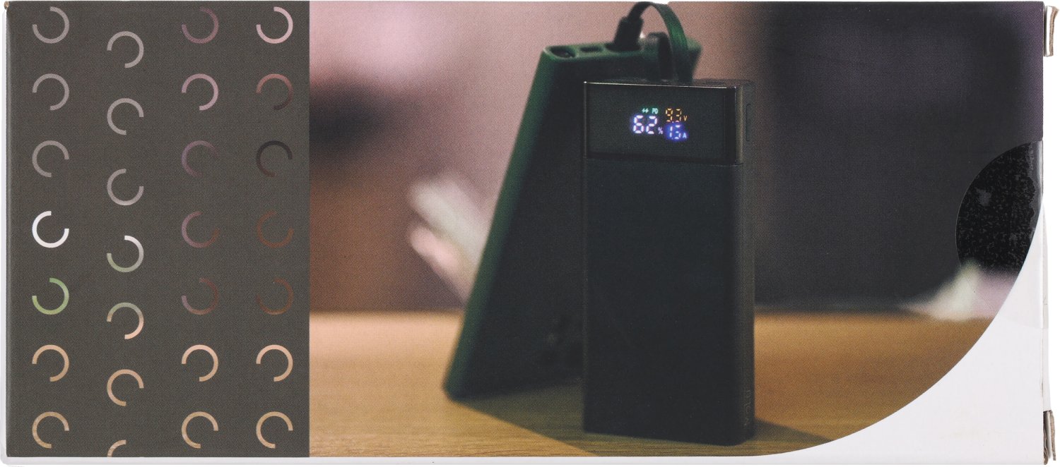 Power Bank 20000 mAh MARBELLA - z wbudowanymi kablami - Power banki z nadrukiem logo | VEBI - zdjęcie 12