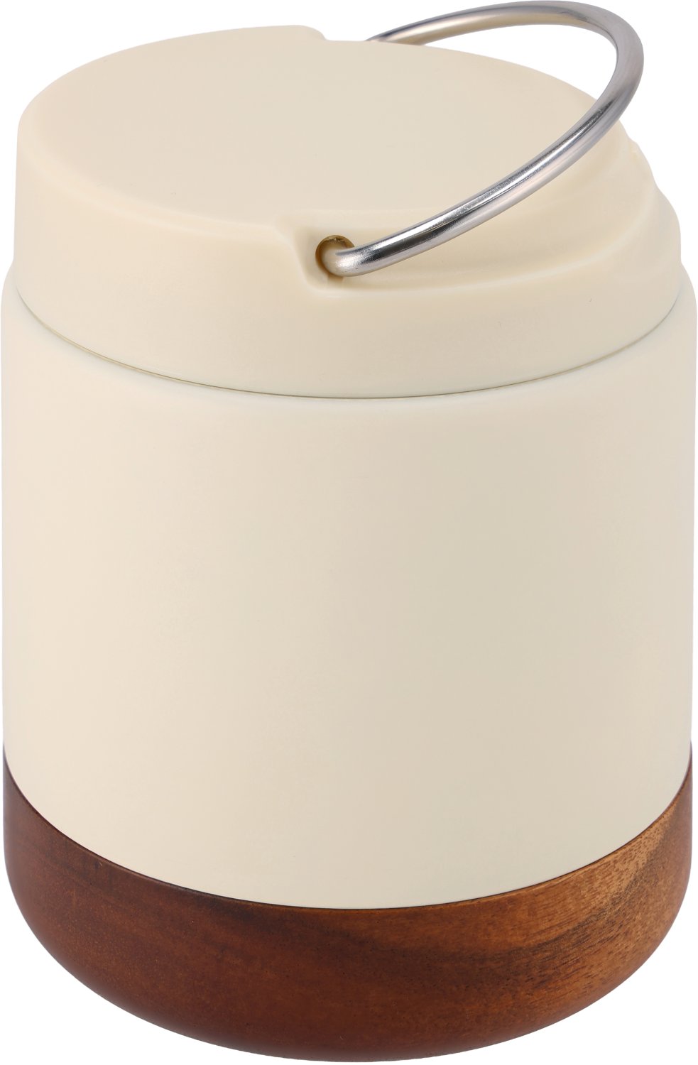 Termiczny lunch box PORTO CERVO z recyklingu 400ml - Akcesoria podróżne z nadrukiem logo | VEBI