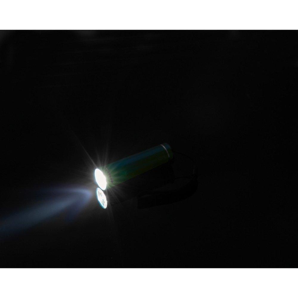 Latarka LED z aluminium z recyklingu UTRECHT 100 lumenów - Latarki i lampki z nadrukiem logo | VEBI - zdjęcie 12