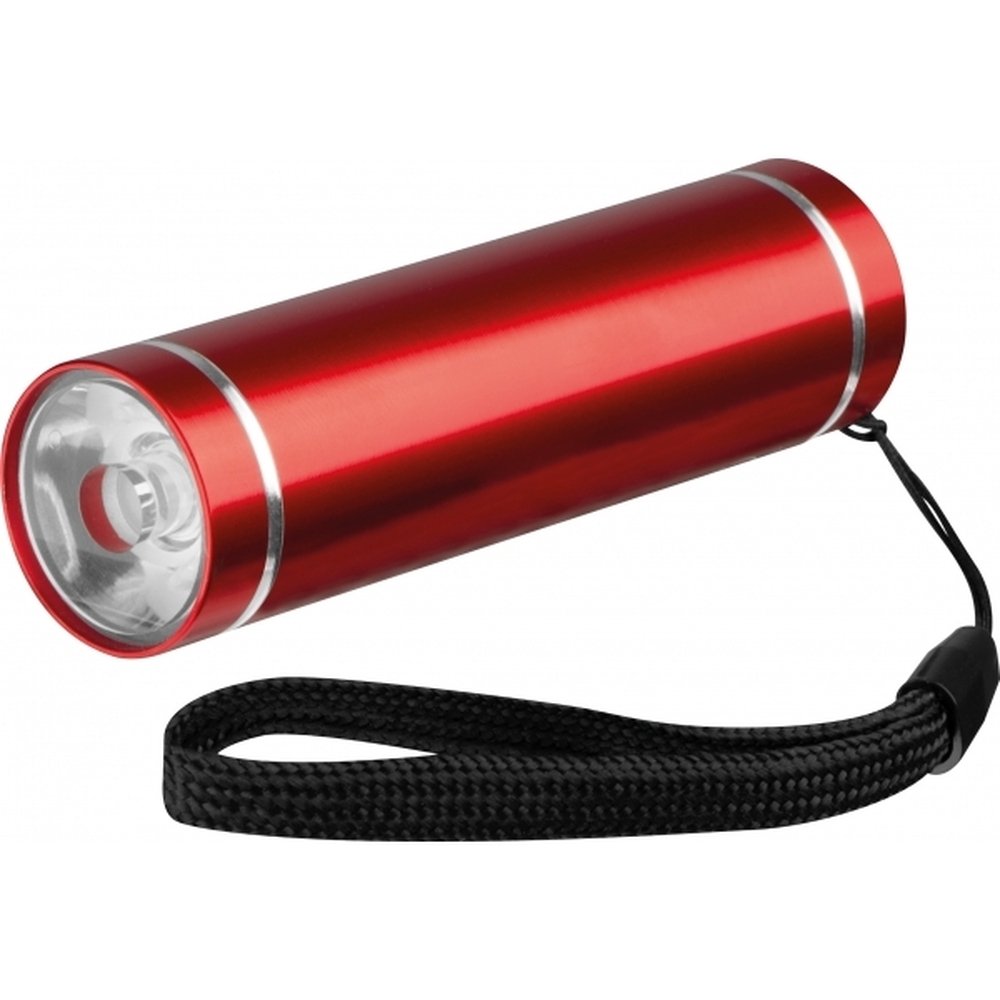 Latarka LED z aluminium z recyklingu UTRECHT 100 lumenów - Latarki i lampki z nadrukiem logo | VEBI - zdjęcie 6
